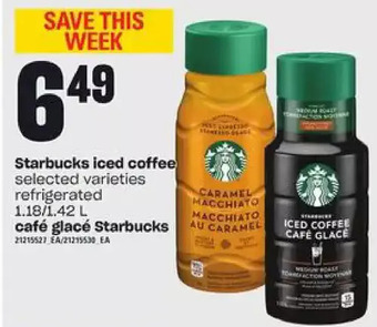 Independent Grocer Starbucks iced coffee offer