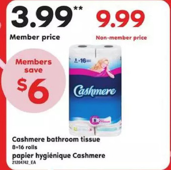 Independent Grocer Cashmere bathroom tissue offer