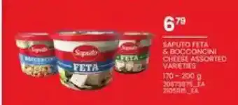Independent Grocer Saputo feta & bocconcini cheese offer