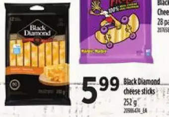 Independent Grocer Black diamond cheese sticks offer