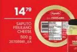 Independent Grocer Saputo friulano cheese offer