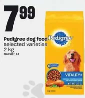 Loblaws Pedigree dog food offer