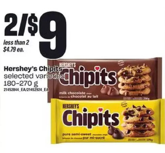 Loblaws Hershey's chipits offer