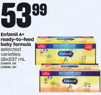 Loblaws Enfamil a+ ready-to-feed baby formula offer