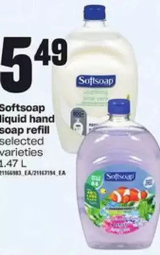 Loblaws Softsoap liquid hand soap refill offer