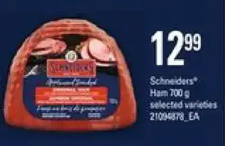 Zehrs Markets Schneiders ham offer