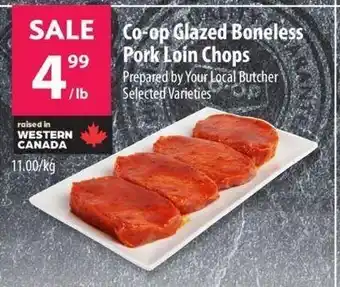 Co-op Co-op Glazed Boneless Pork Loin Chops offer