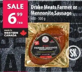 Co-op Drake Meats Farmer Or Mennonite Sausage offer