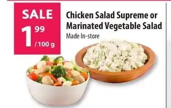 Co-op Chicken Salad Supreme Or Marinated Vegetables Salad offer