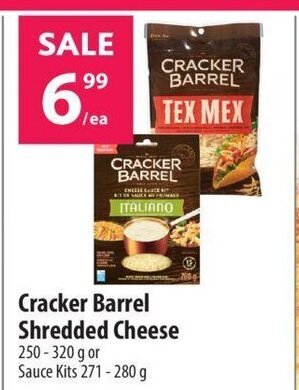 Co-op Cracker Barrel Shredded Cheese offer