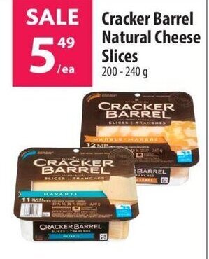 Co-op Cracker Barrel Natural Cheese Slices offer