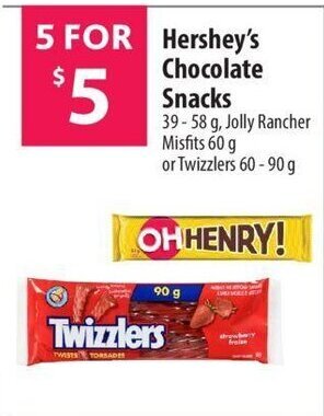 Co-op Hershey's Chocolate Snacks offer