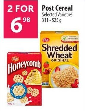 Co-op Post Cereal offer