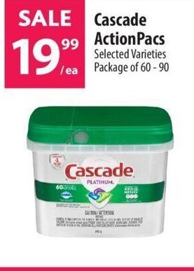 Co-op Cascade ActionPacs offer