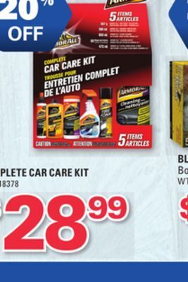NAPA Auto Parts Armor all complete car care kit offer