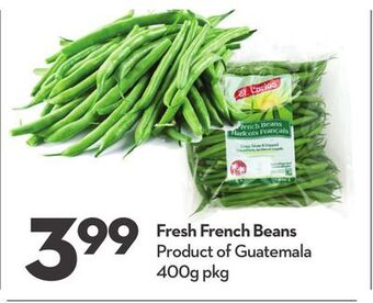 Longo's Fresh french beans offer