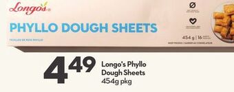 Longo's Longo's phyllo dough sheets offer