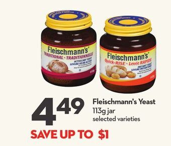 Longo's Fleischmann's yeast offer