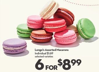 Longo's Longo's assorted macarons offer