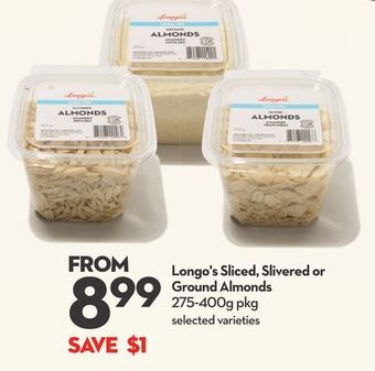 Longo's Longo's sliced, slivered or ground almonds offer