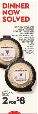 Longo's Longo's shepherd's pie offer