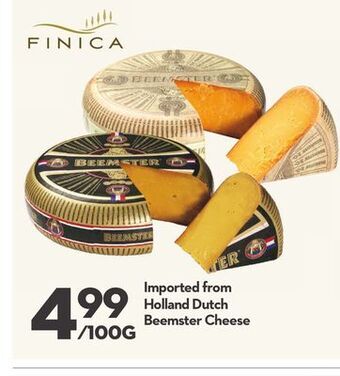 Longo's Dutch beemster cheese offer