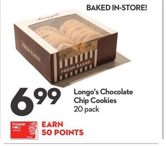 Longo's Longo's chocolate chip cookies offer
