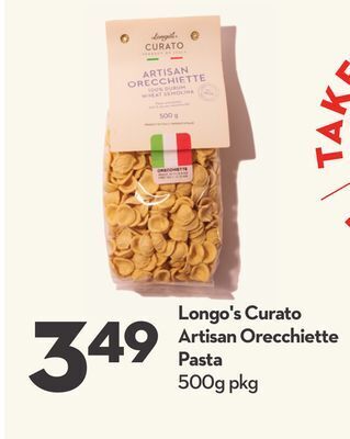 Longo's Longo's curato artisan orecchiette pasta offer