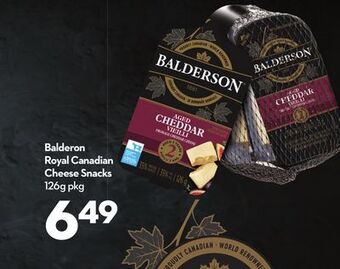 Longo's Balderon royal canadian cheese snacks offer