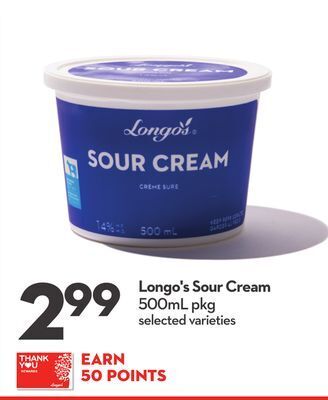 Longo's Longo's sour cream offer