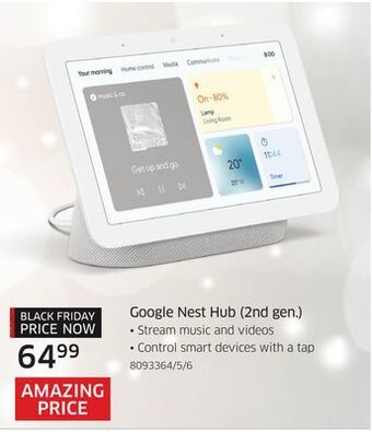 The Source Google nest hub (2nd gen.) offer