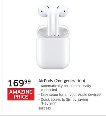 The Source Apple airpods (2nd generation) offer