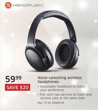 The Source Headrush noise-cancelling wireless headphones offer