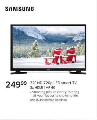 The Source Samsung 32" hd 720p led smart tv offer