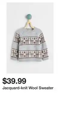 H&M Jacquard-knit wool sweater offer