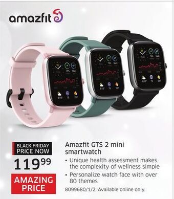 The Source Amazfit gts 2 mini smartwatch offer