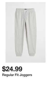 H&M Regular fit joggers offer