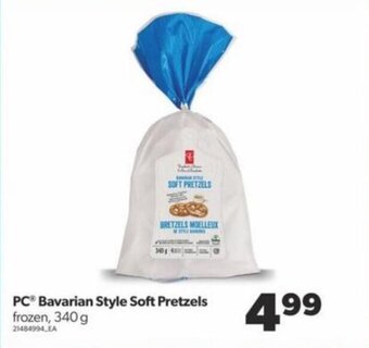 Real Canadian Superstore Pc Bavarian Style Soft Pretzels offer