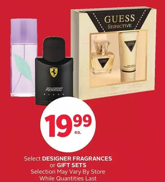 Rexall Designer fragrances or gift sets offer