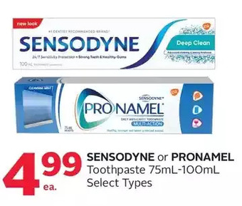 Rexall Sensodyne or pronamel toothpaste offer