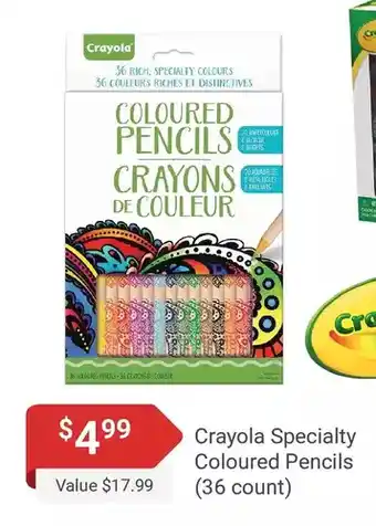 Crayola specialty coloured pencils
