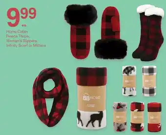 Guardian Pharmacy Home cabin fleece throw women's slippers offer