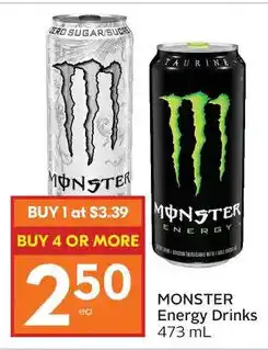 Foodland Monster Energy Drinks 473 ml offer