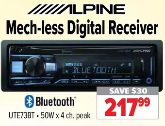 2001 Audio Video Alpine mech-less digital receiver offer
