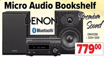 2001 Audio Video Denon micro audio bookshelf offer