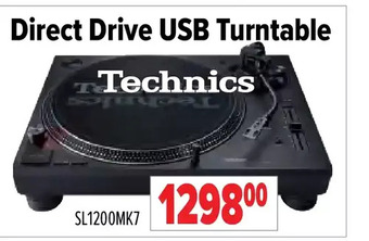 2001 Audio Video Technics direct drive usb turntable offer