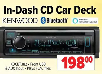2001 Audio Video Kenwood in-dash cd car deck offer