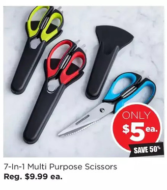 Kitchen Stuff Plus 7-in-1 multi purpose scissors offer