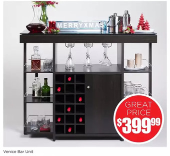 Kitchen Stuff Plus Venice bar unit offer