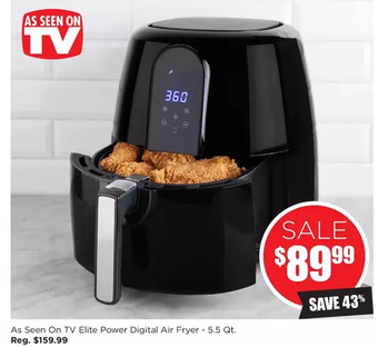 Kitchen Stuff Plus As seen on tv elite power digital air fryer offer